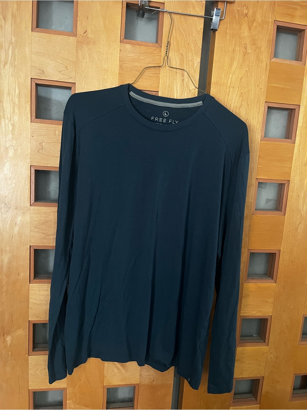 Free Fly Apparel Men’s Long Sleeve Bamboo Fabric Long Sleeve/Baselayer, L